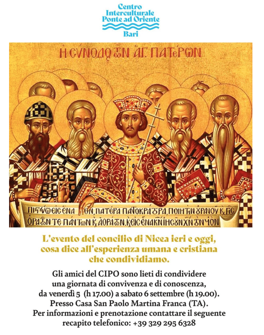 Featured image for “Bari: L’evento del Concilio di Nicea ieri e oggi”
