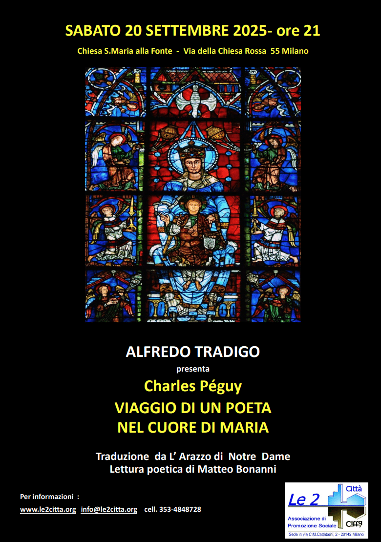 Featured image for “Milano: Lettura poetica”Viaggio di un poeta nel cuore di Maria””