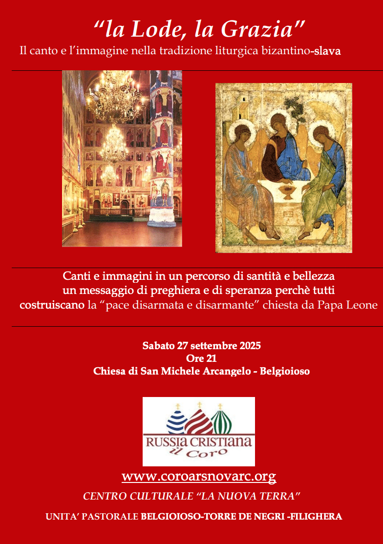 Featured image for “Belgioioso (Pv): “La Lode, la Grazia”. Il canto e l’immagine nella tradizione bizantino-slava”