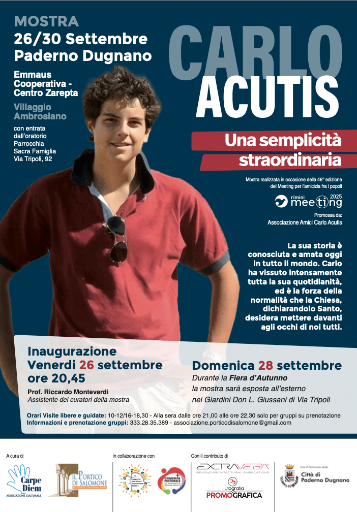 Featured image for “Paderno Dugnano (Mi): Carlo Acutis. Una semplicità straordinaria”