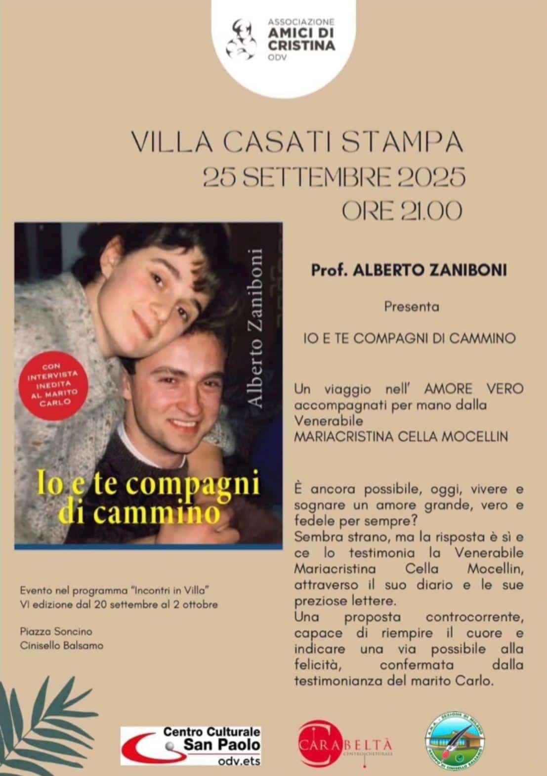 Featured image for “Cinisello Balsamo (Mi): Io e te compagni di cammino”