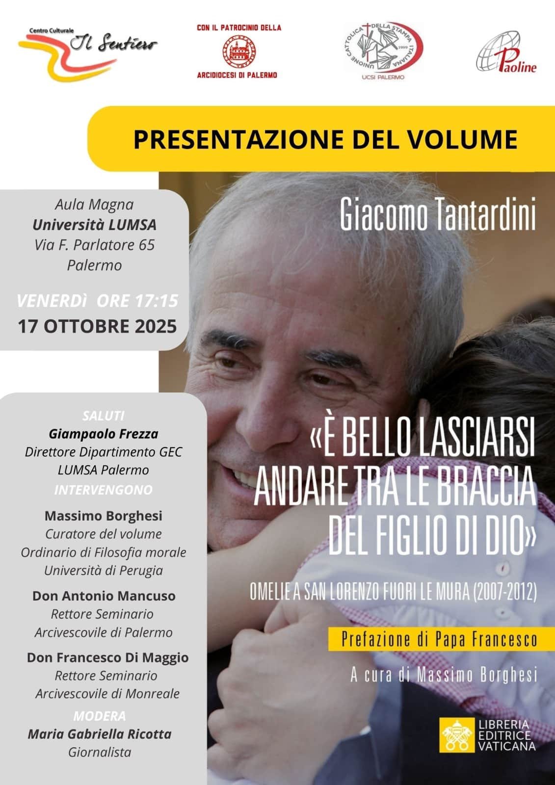 Featured image for “Palermo: E’ bello lasciarsi andare tra le braccia del padre”