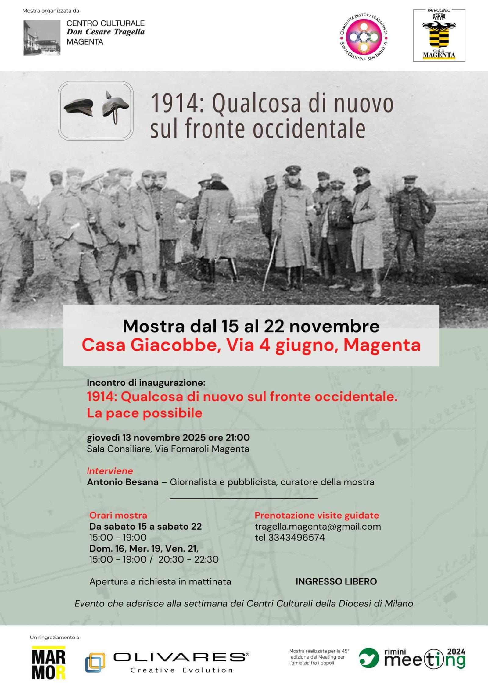 Featured image for “Magenta (Mi): 1914. Qualcosa di nuovo sul fronte occidentale”