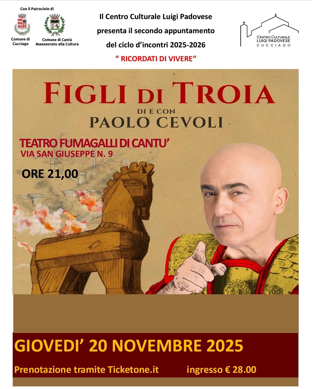 Featured image for “Cantù (Co): Figli di Troia di e con Paolo Cevoli”