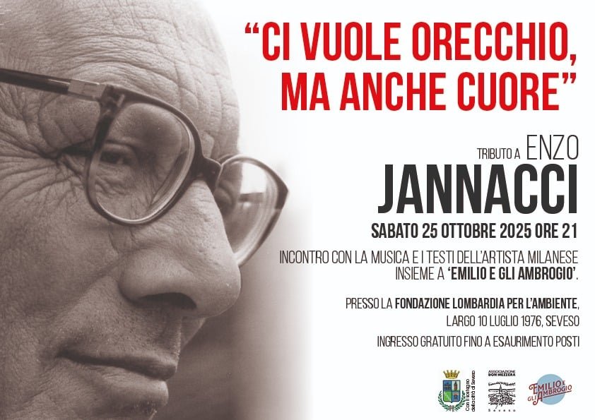 Featured image for “Seveso (MB): “Ci vuole orecchio, ma anche cuore”, Enzo Jannacci”