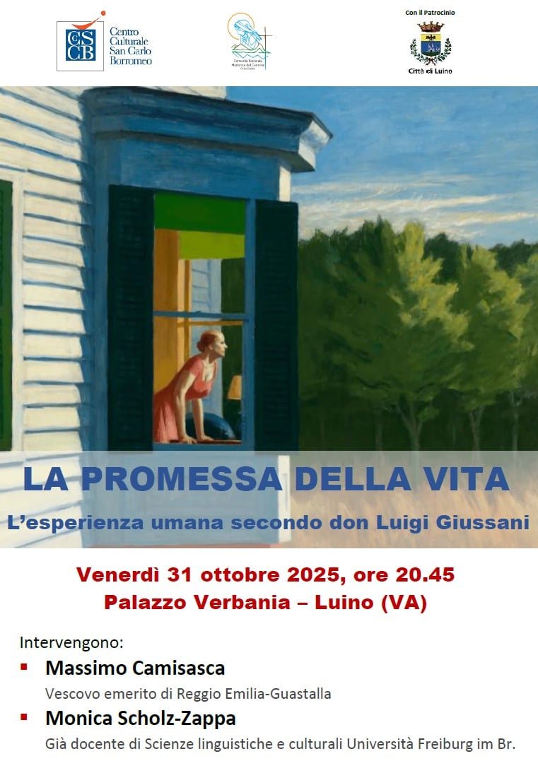 Featured image for “Luino (Va): La promessa della vita. L’esperienza umana secondo don Luigi Giussani”