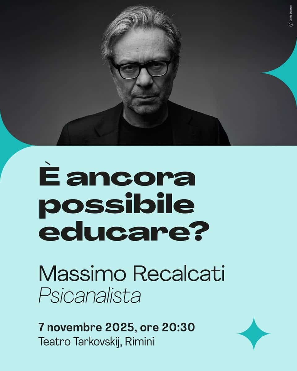 Featured image for “Rimini: È ancora possibile educare? Incontro con Massimo Recalcati”