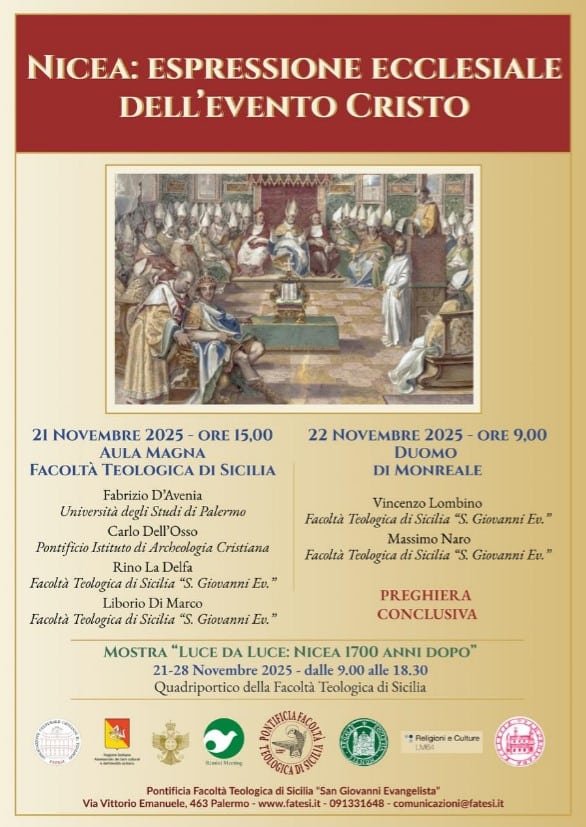Featured image for “Palermo: Nicea, espressione ecclesiale dell’evento Cristo”
