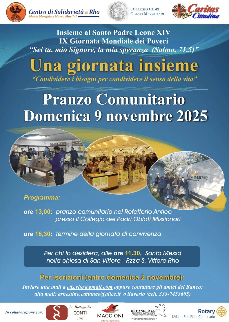 Featured image for “Rho (Mi): Condividere i bisogni per condividere il senso della vita”