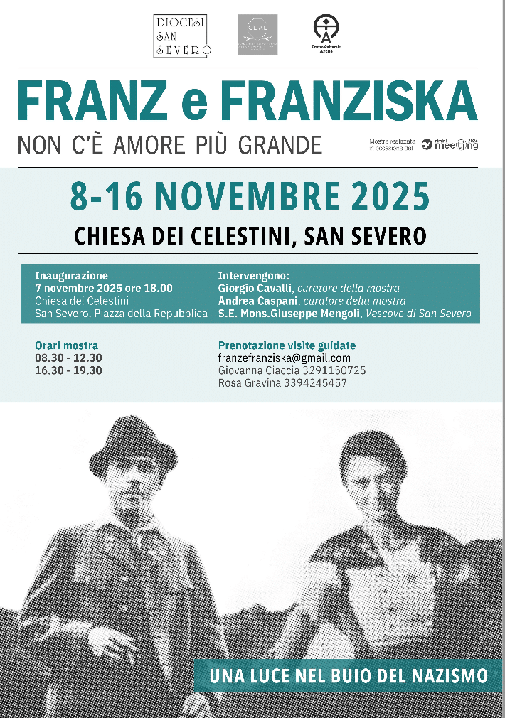 Featured image for “San Severo (FG): Franz e Franziska. Non c’è amore più grande”