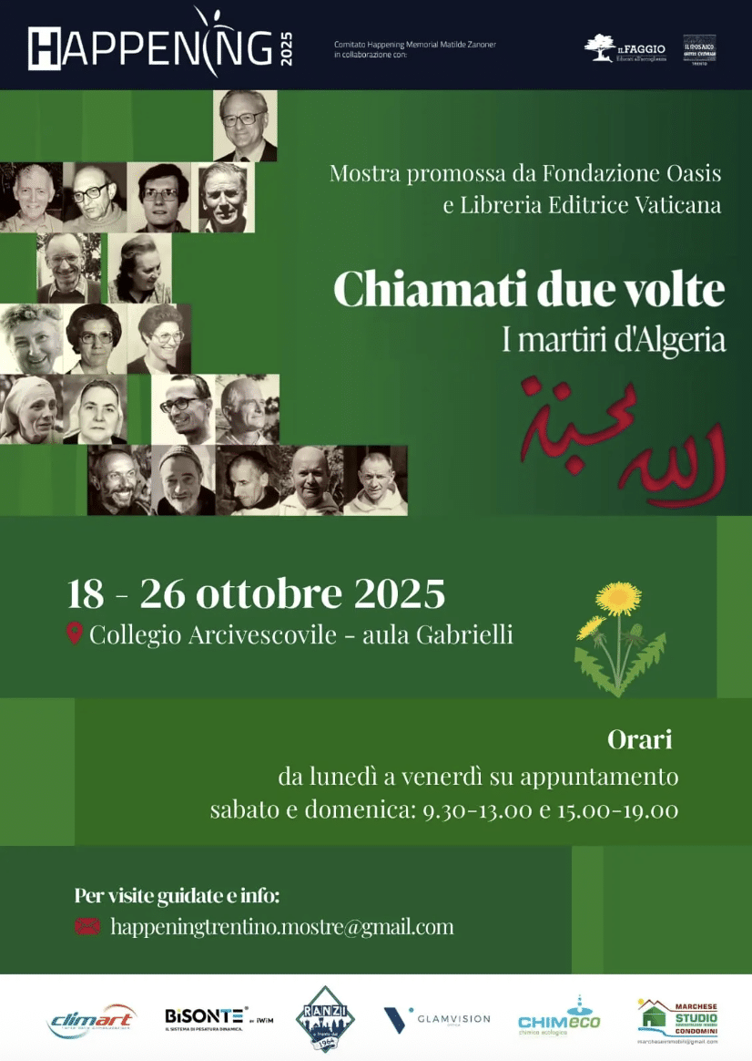 Featured image for “Trento: Chiamati due volte. I martiri di Algeria. Mostra #meeting25”