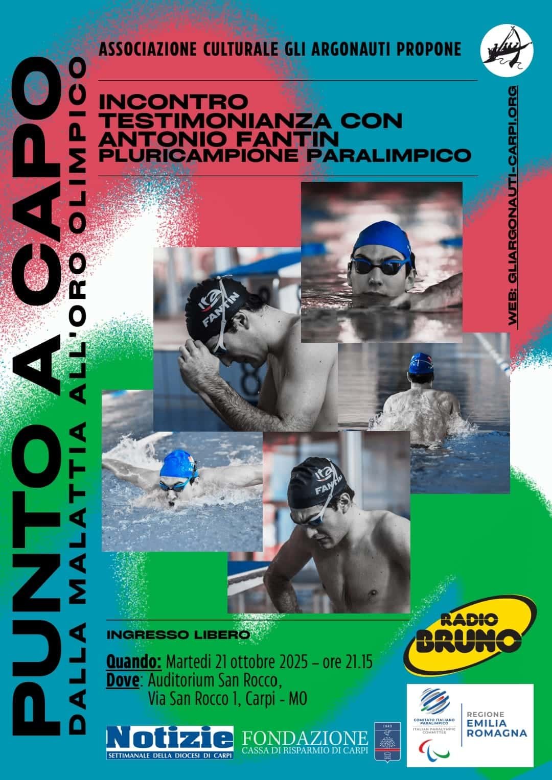 Featured image for “Carpi (Mo): Punto a capo – Dalla malattia all’oro Olimpico”