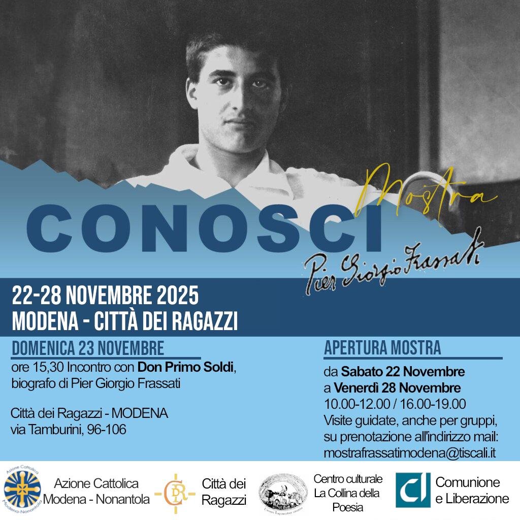 Featured image for “Modena: Conosci Pier Giorgio Frassati”