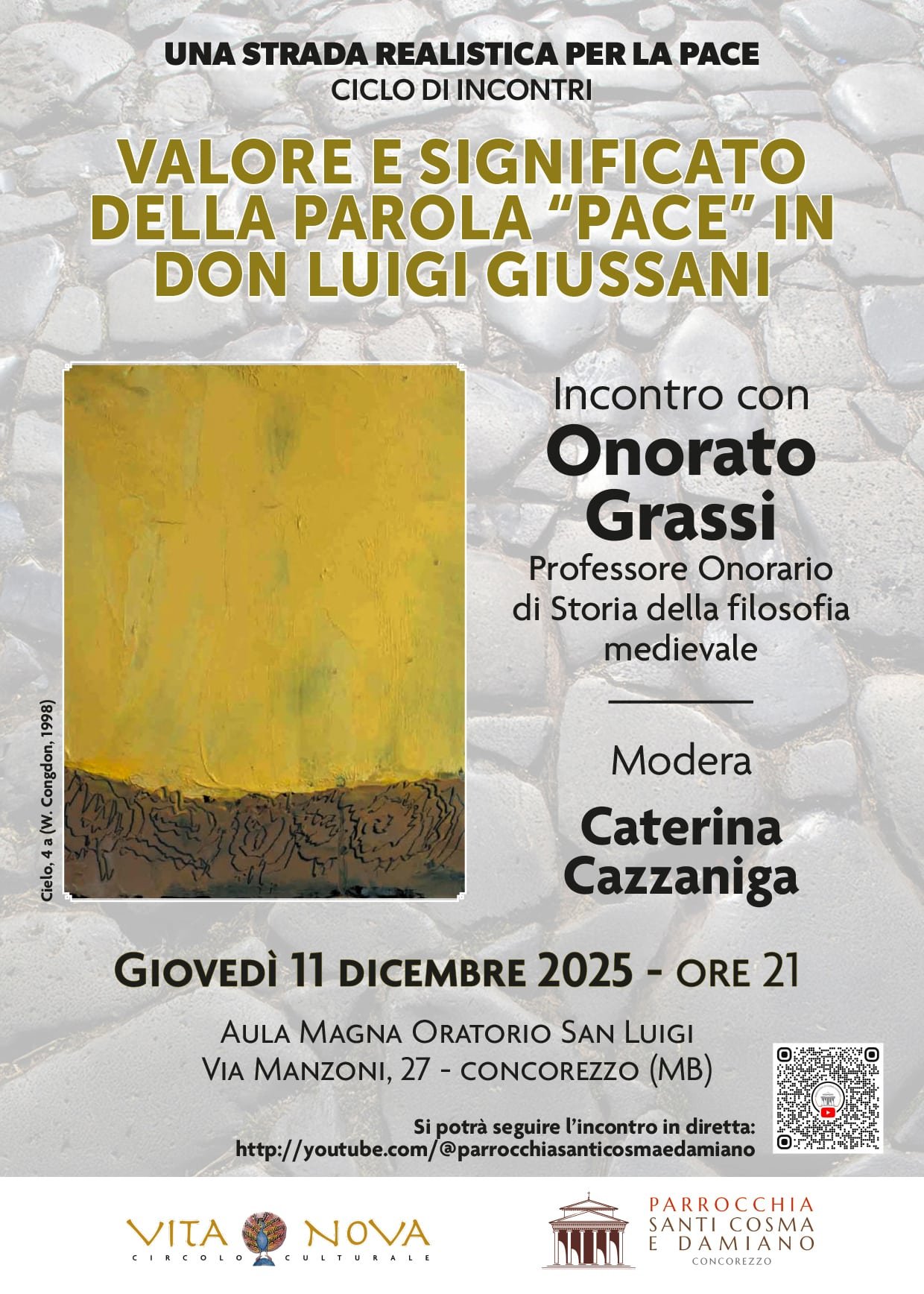 Featured image for “Concorezzo (MB): Una strada realistica per la pace. IV Incontro”