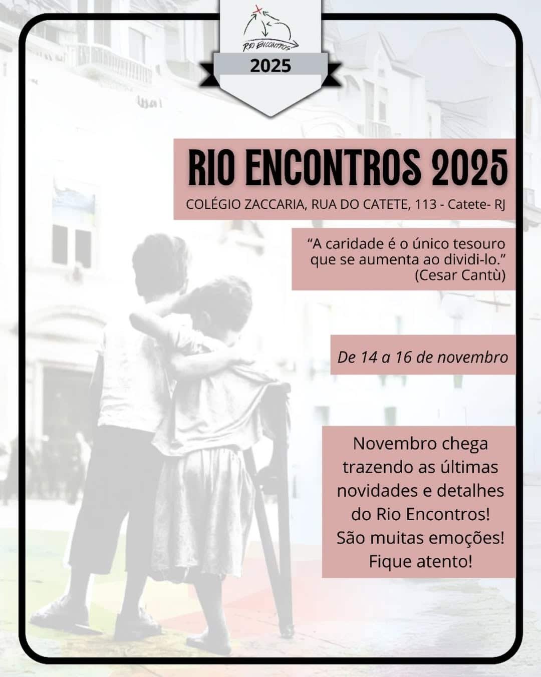 Featured image for “Rio de Janeiro: La carità è l’unico tesoro che aumenta quando viene condiviso”