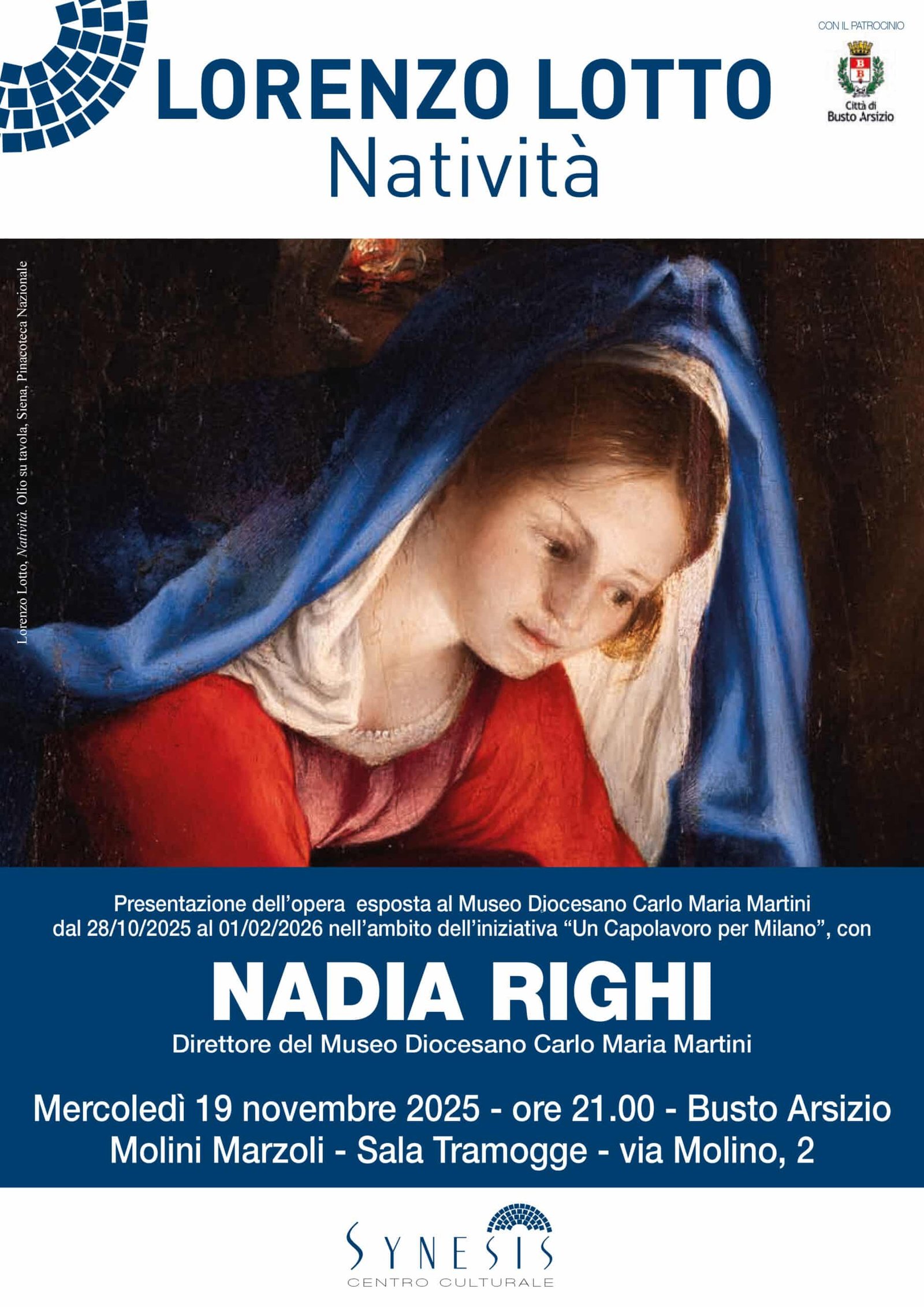 Featured image for “Busto Arsizio: Lorenzo Lotto. Presentazione dell’opera “Natività””