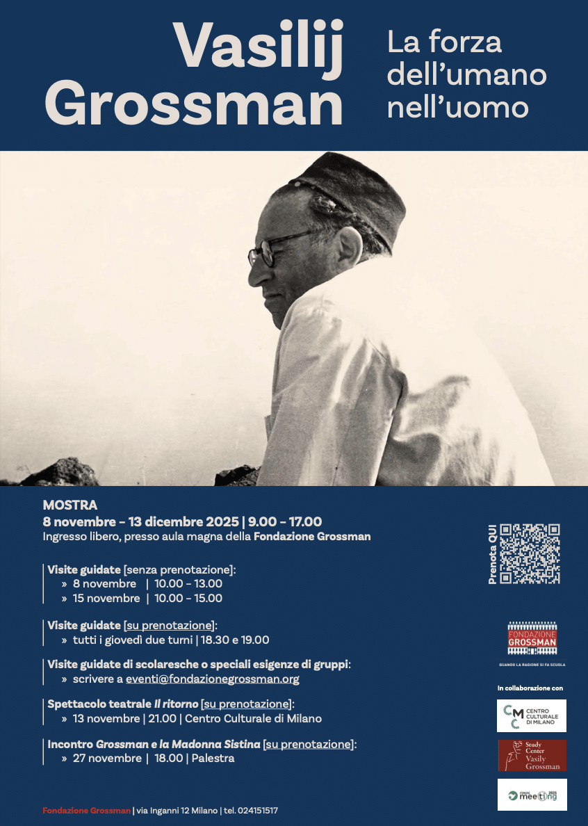Featured image for “Milano: Vasilij Grossman. La forza dell’umano nell’uomo”