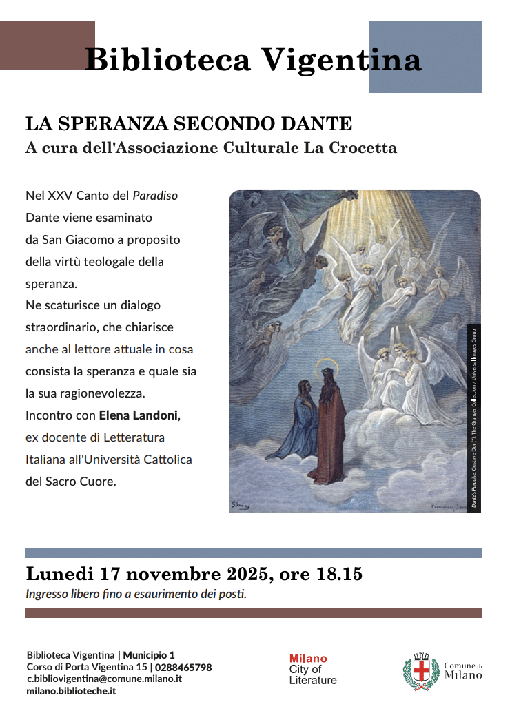 Featured image for “Milano: La speranza secondo Dante”