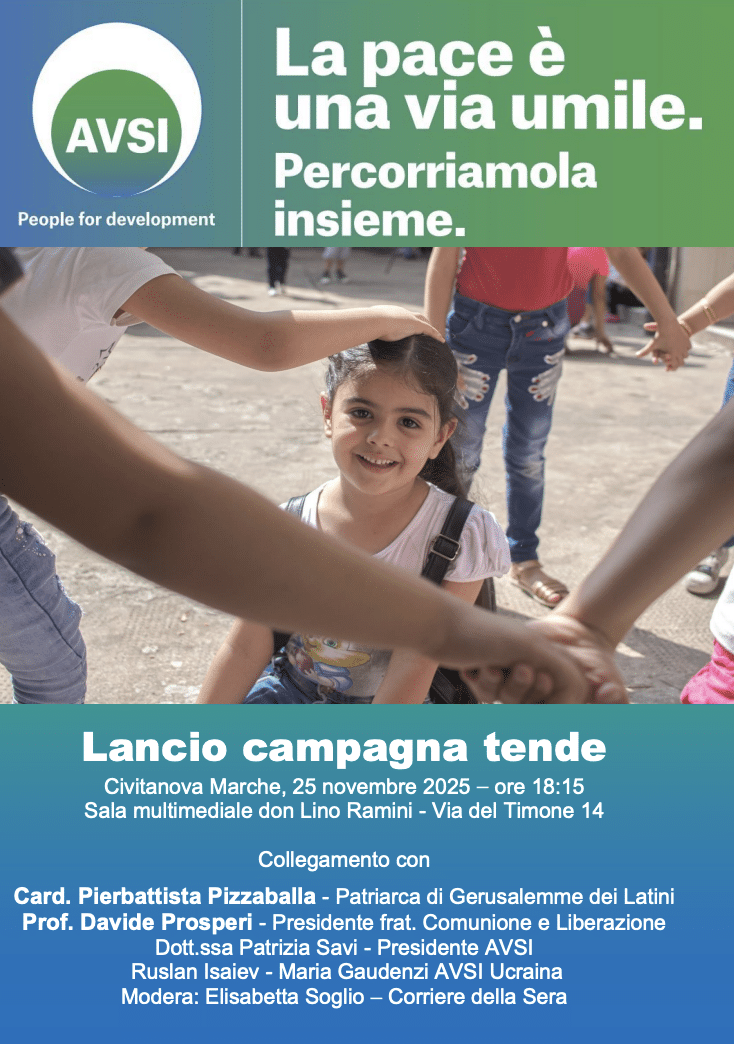 Featured image for “Civitanova Marche: La pace è una via umile. Lancio Tende AVSI”