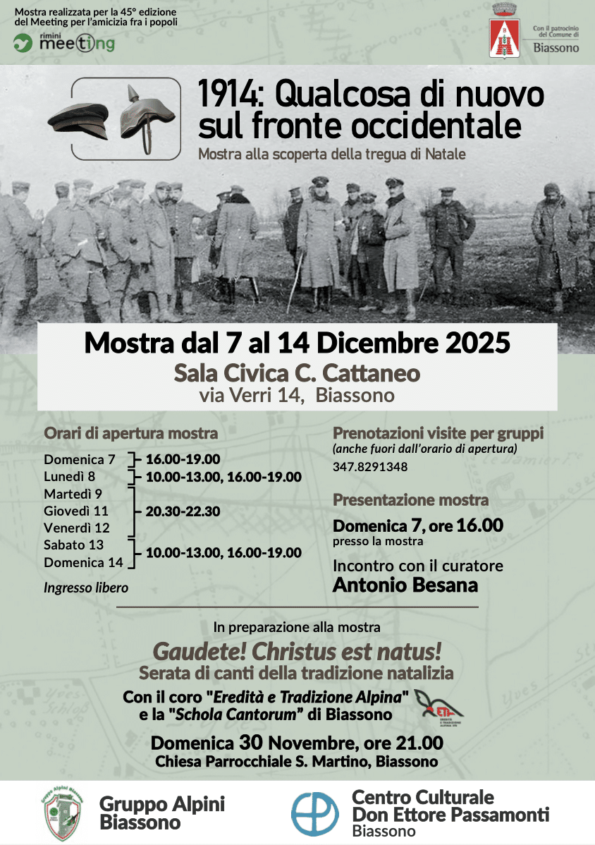 Featured image for “Biassono (MB): 1914 – Qualcosa di nuovo sul fronte occidentale”