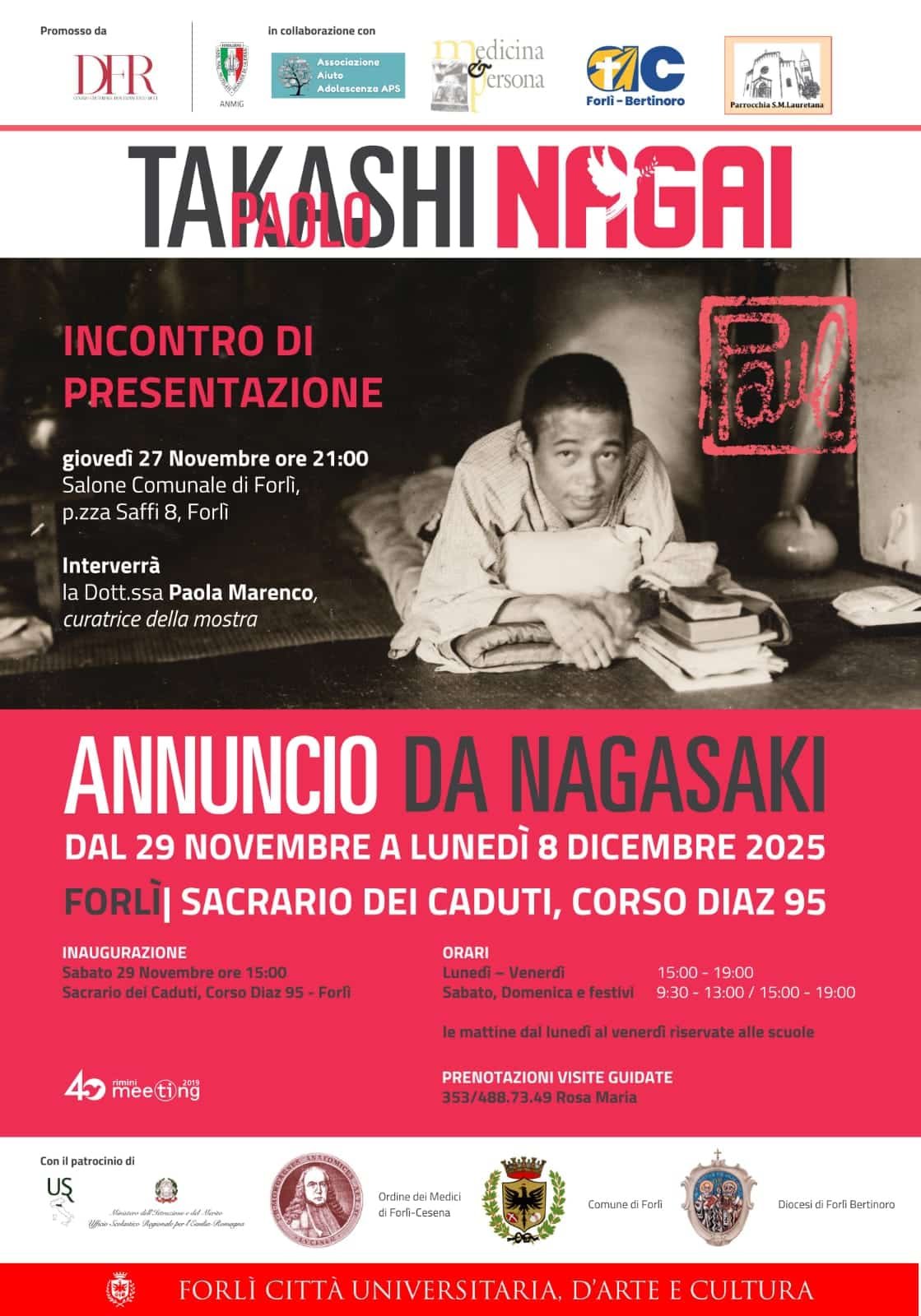Featured image for “Forlì: Annuncio da Nagasaki. Mostra su Takashi Paolo Nagai”