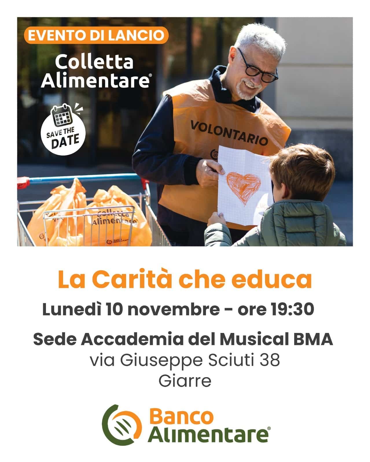 Featured image for “Giarre: Evento di lancio della Colletta alimentare”