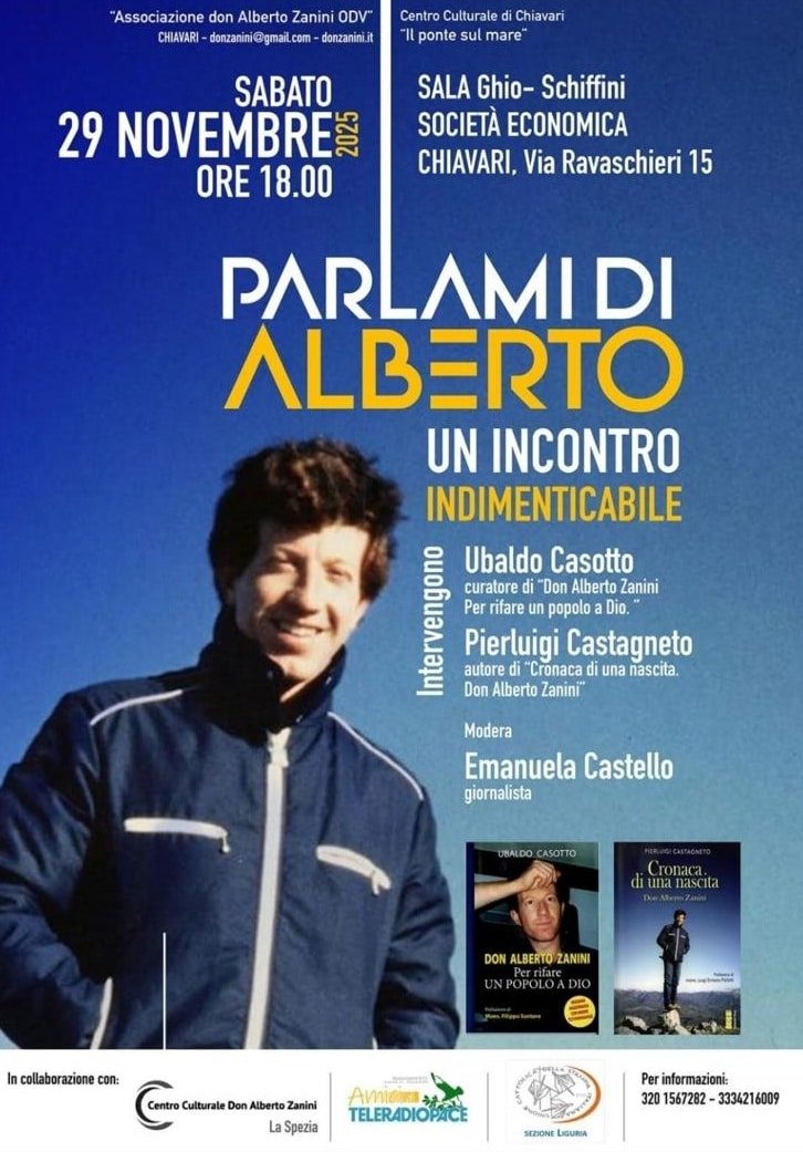 Featured image for “Chiavari: Parlami di Alberto. Un incontro indimenticabile”
