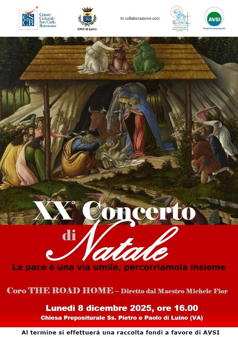 Featured image for “Luino (Va): XX° Concerto di Natale. La pace è una via umile. Tende Avsi”