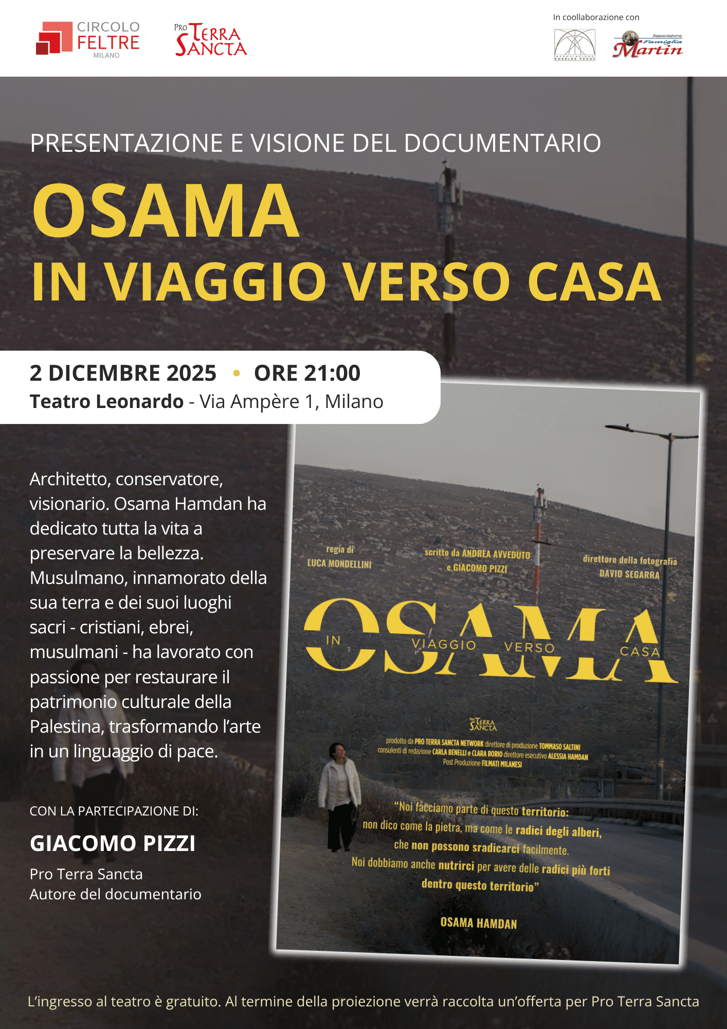 Featured image for “Milano: Osama. In viaggio verso casa”