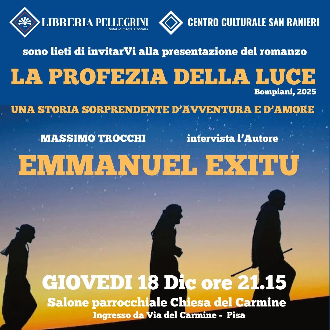 Featured image for “Pisa: La profezia della luce, presentazione del libro”