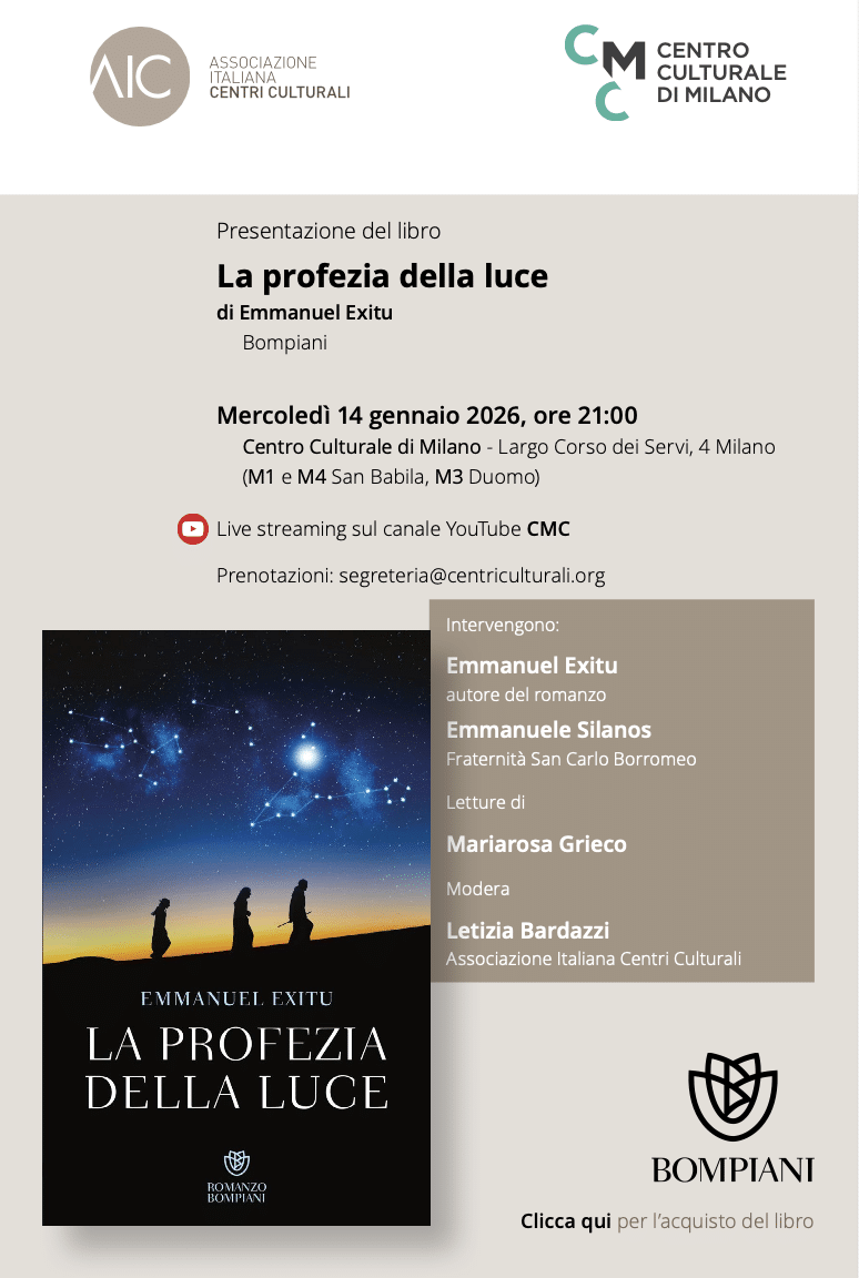 Featured image for “Milano: La profezia della luce, presentazione del libro”
