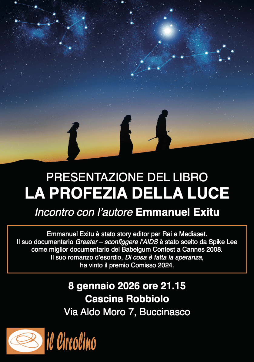 Featured image for “Buccinasco: La profezia della luce. Incontro con l’autore”