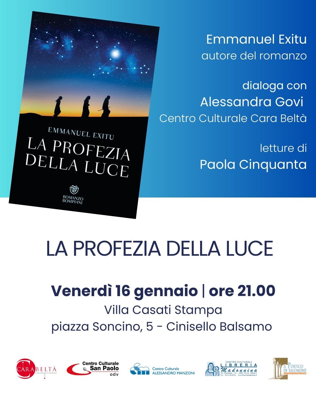 Featured image for “Cinisello Balsamo (Mi): La profezia della luce”