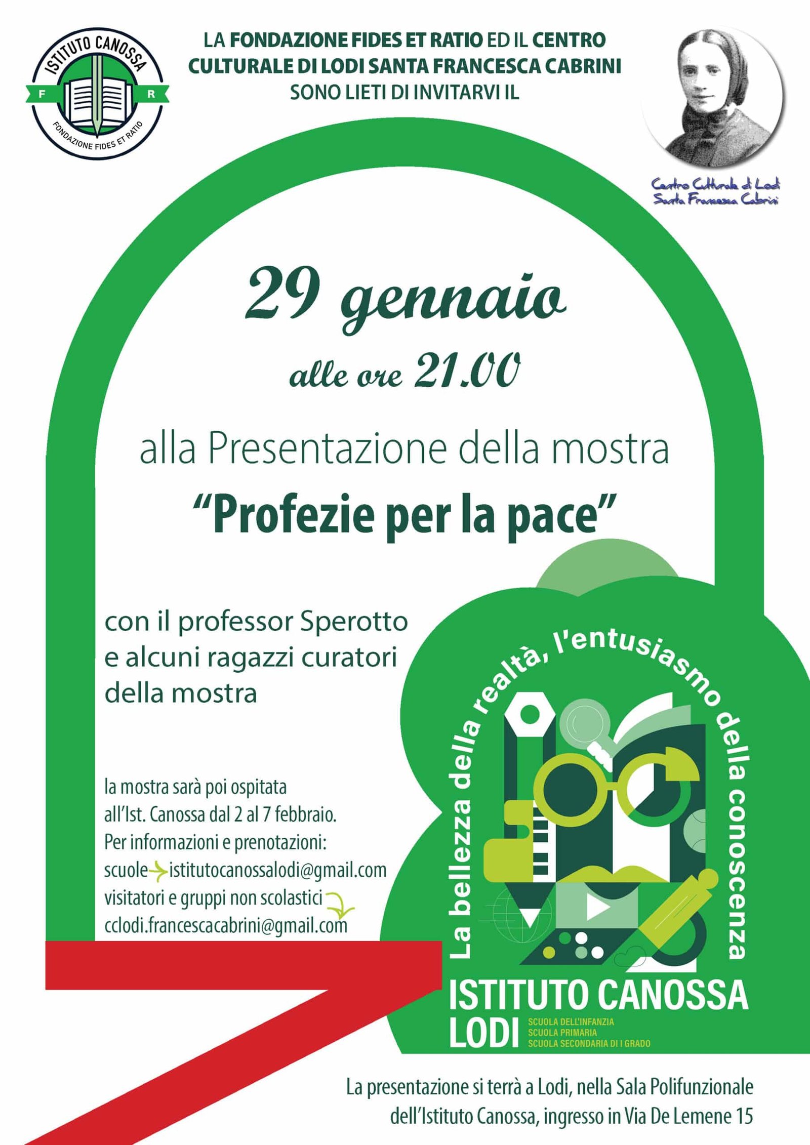 Featured image for “Lodi: Profezie per la pace. Mostra #meeting25”