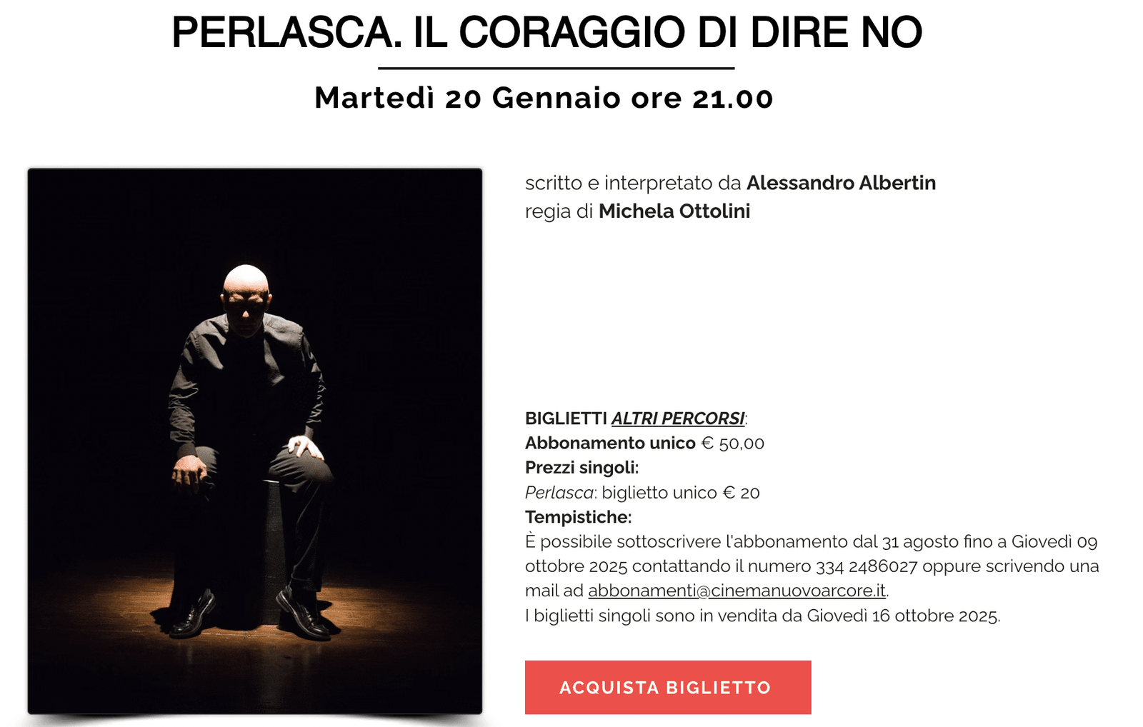 Featured image for “Arcore (MB): Perlasca il coraggio di dire no. Giornata della Memoria”