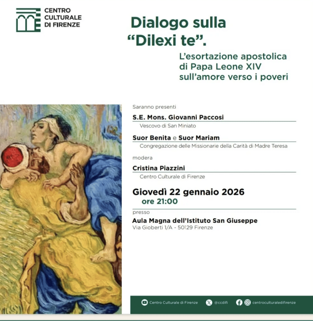 Featured image for “Firenze: Dialogo sull’Esortazione Apostolica “Dilexit te””