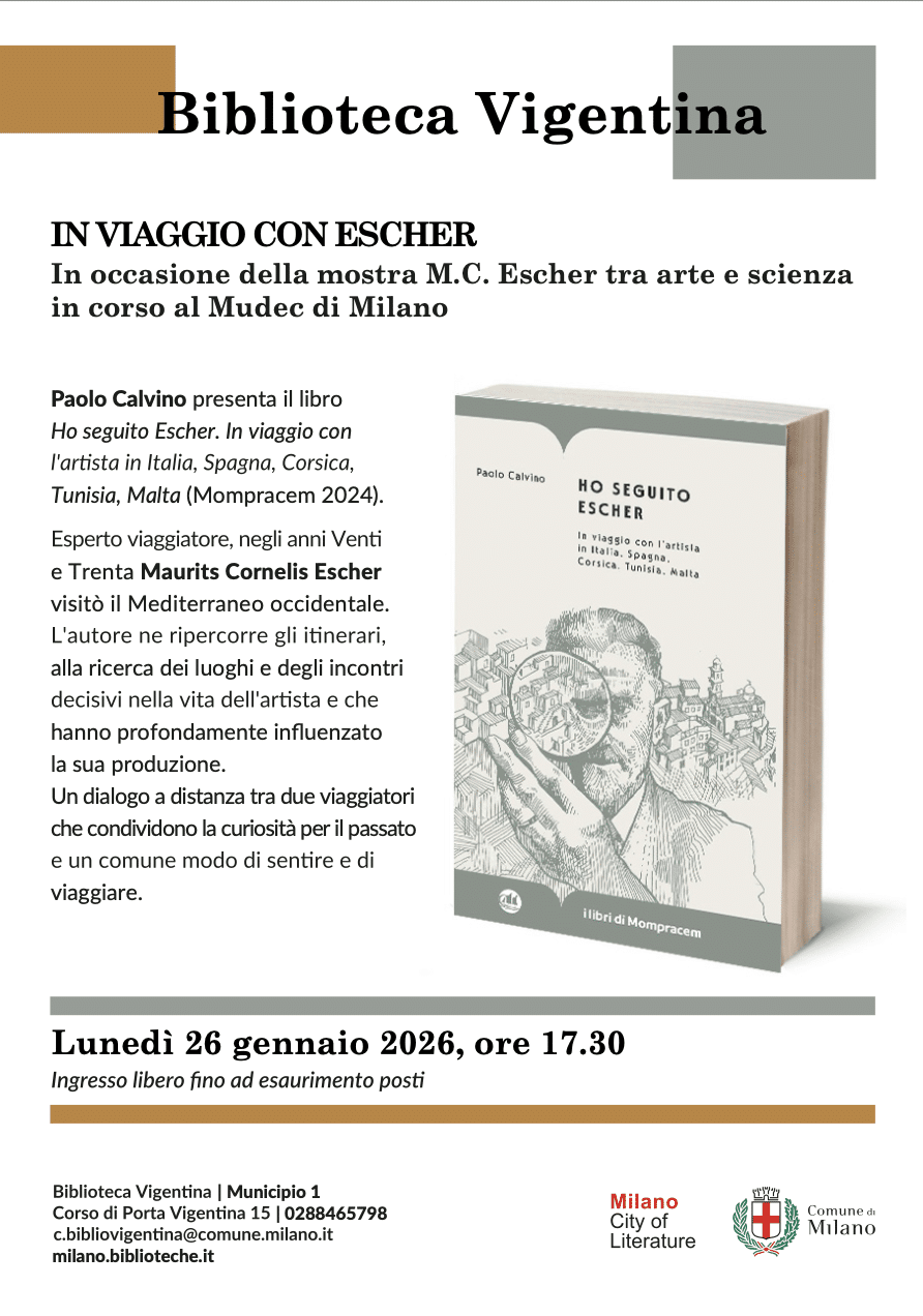 Featured image for “Milano: In viaggio con Escher in occasione della mostra M.C. Escher tra arte e scienza”