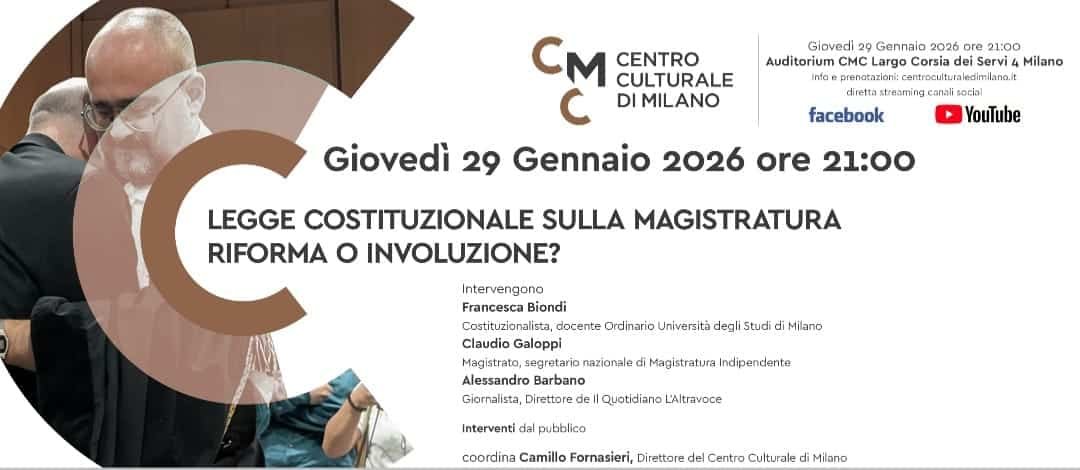 Featured image for “Milano: Riforma o involuzione? Il Referendum sulla Legge Costituzionale sulla Magistratura”