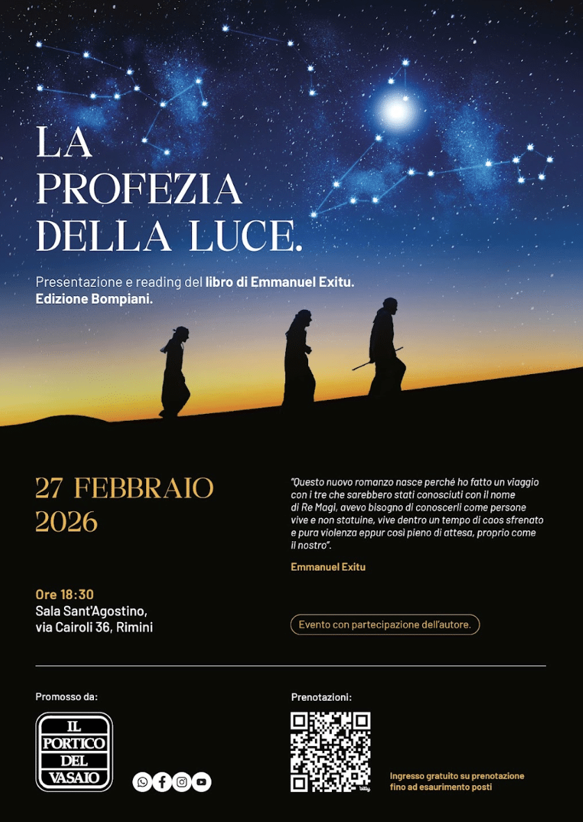 Featured image for “Rimini: La profezia della luce. Presentazione e reading del romanzo”