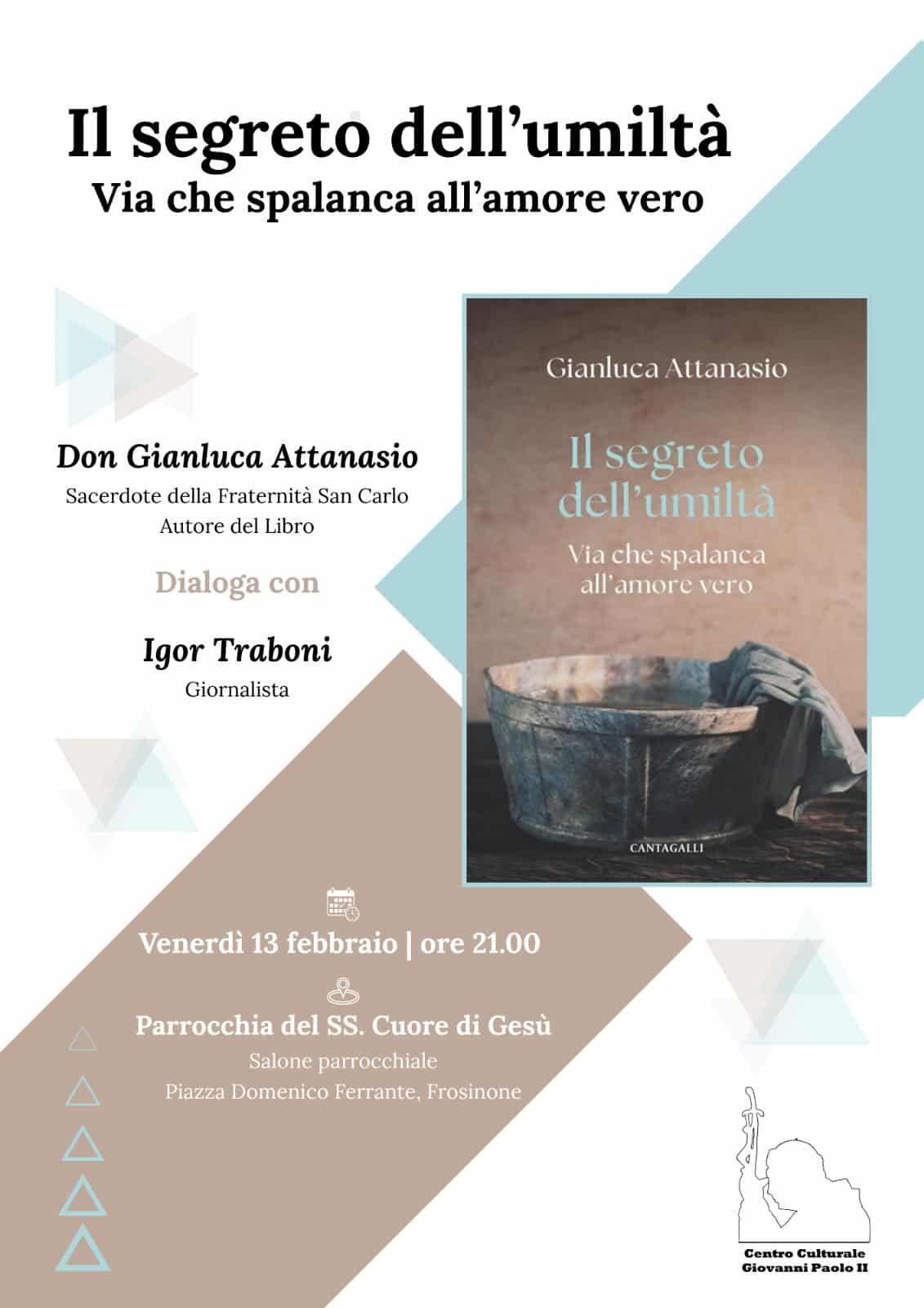 Featured image for “Frosinone: Il segreto dell’umiltà. Via che spalanca all’amore vero”