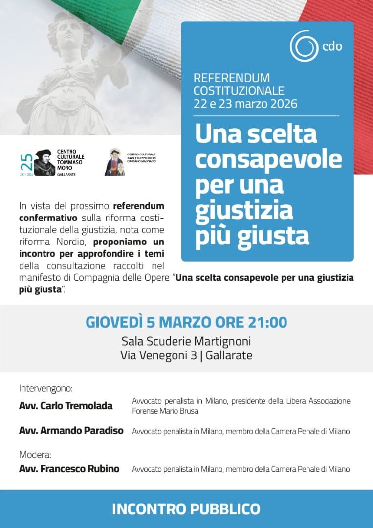 Featured image for “Gallarate (Va): Referendum Costituzionale 2026”