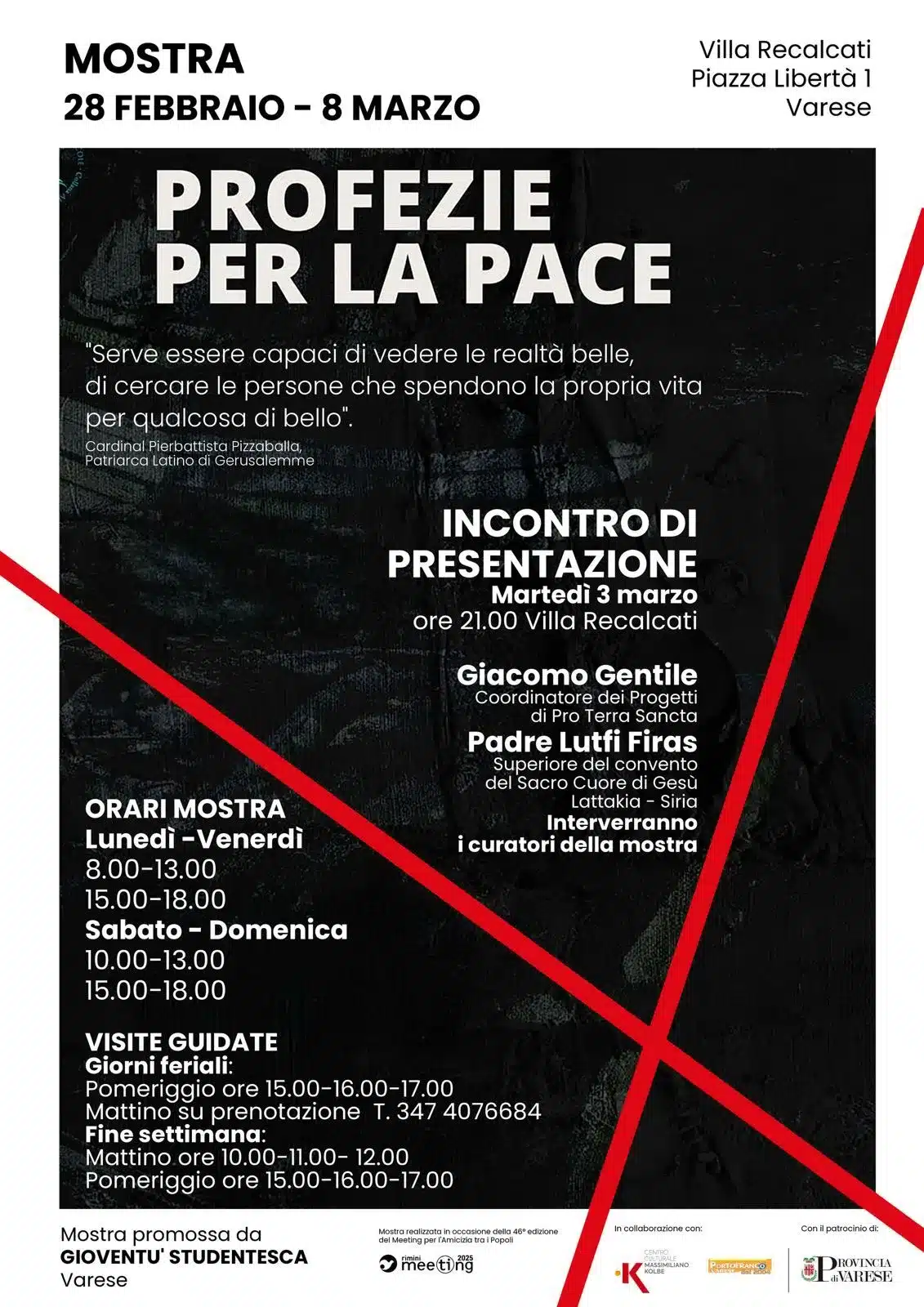 Featured image for “Varese: “Profezie per la pace”. Presentazione mostra #meeting25”