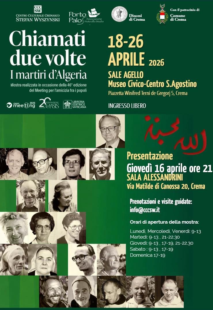 Featured image for “Crema: Chiamati due volte. I martiri d’Algeria”