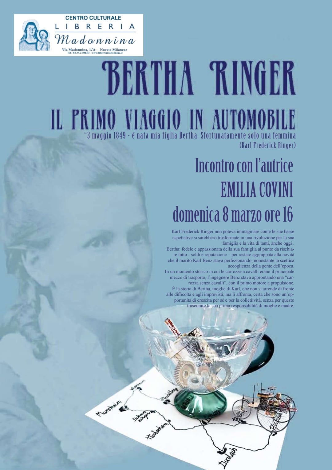 Featured image for “Novate (Mi): Bertha Ringer. Il primo viaggio in automobile”