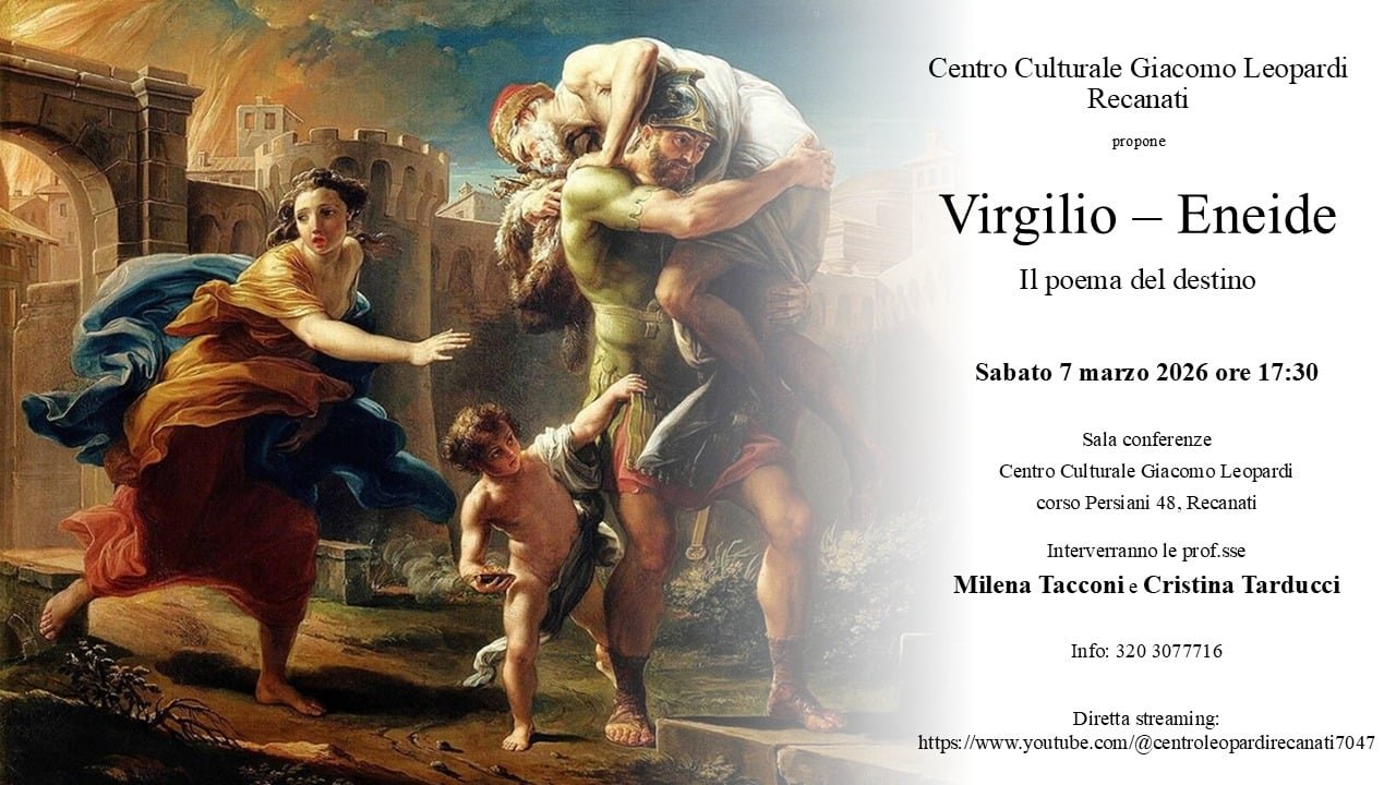 Featured image for “Recanati: Virgilio – Eneide. Il poema del destino”