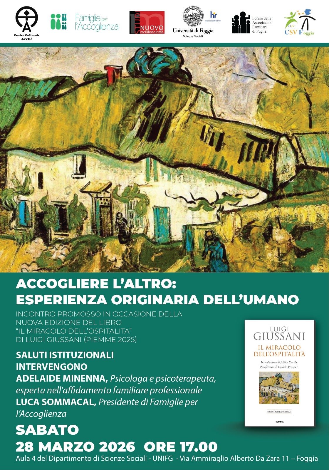 Featured image for “Foggia: Accogliere l’altro. Esperienza originaria dell’umano”