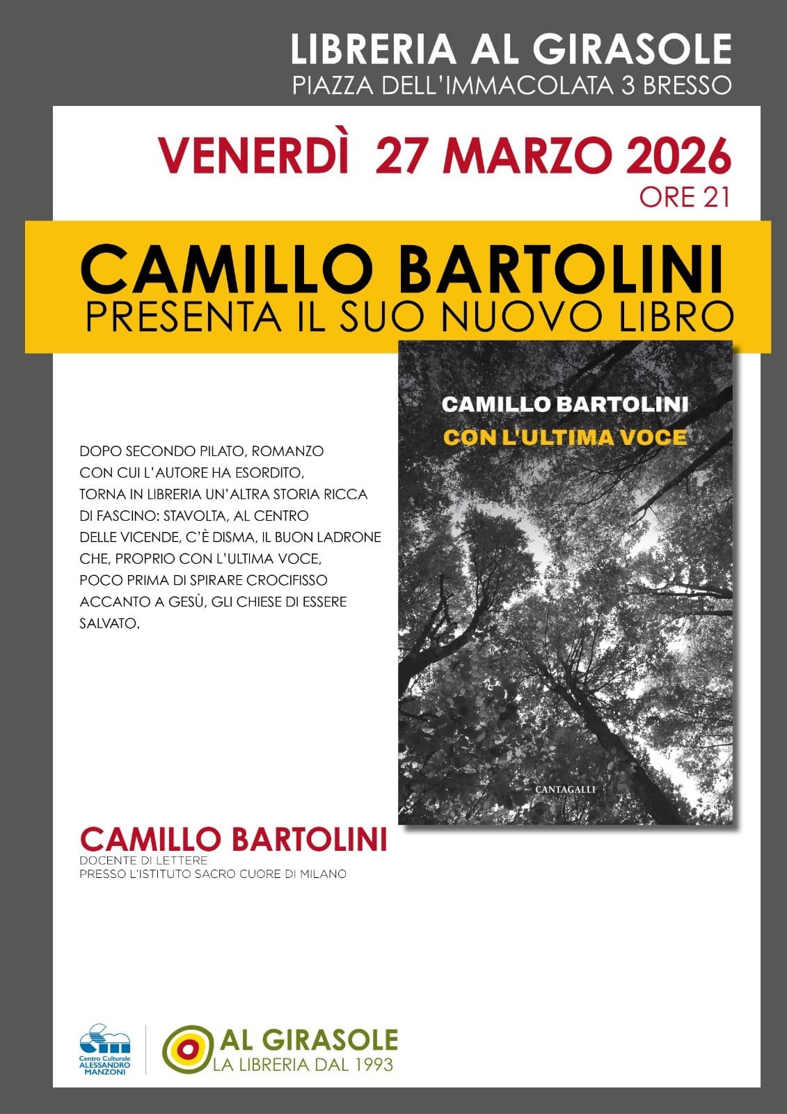 Featured image for “Bresso (Mi): Presentazione del libro “Con l’ultima voce””