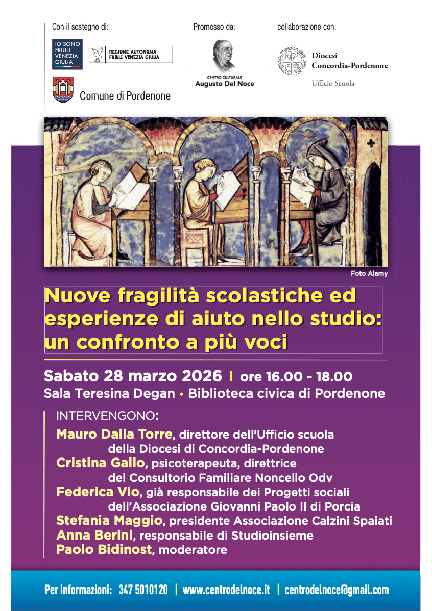 Featured image for “Pordenone: Nuove fragilità scolastiche ed esperienze di aiuto nello studio”
