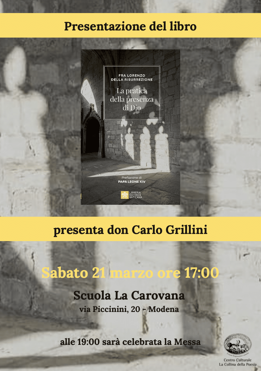 Featured image for “Modena: Presentazione del libro “La pratica della presenza di Dio””