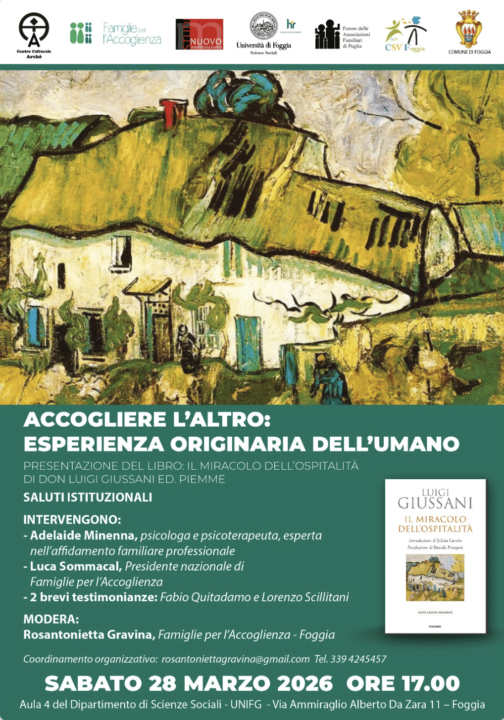 Featured image for “Foggia: Accogliere l’altro. Esperienza originaria dell’umano”